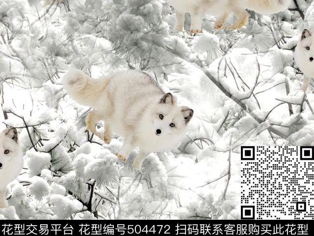 潮流狐狸男装华亿平台数码印花华亿平台下载（图片编号: 504472） - 瓦栏（Walan）