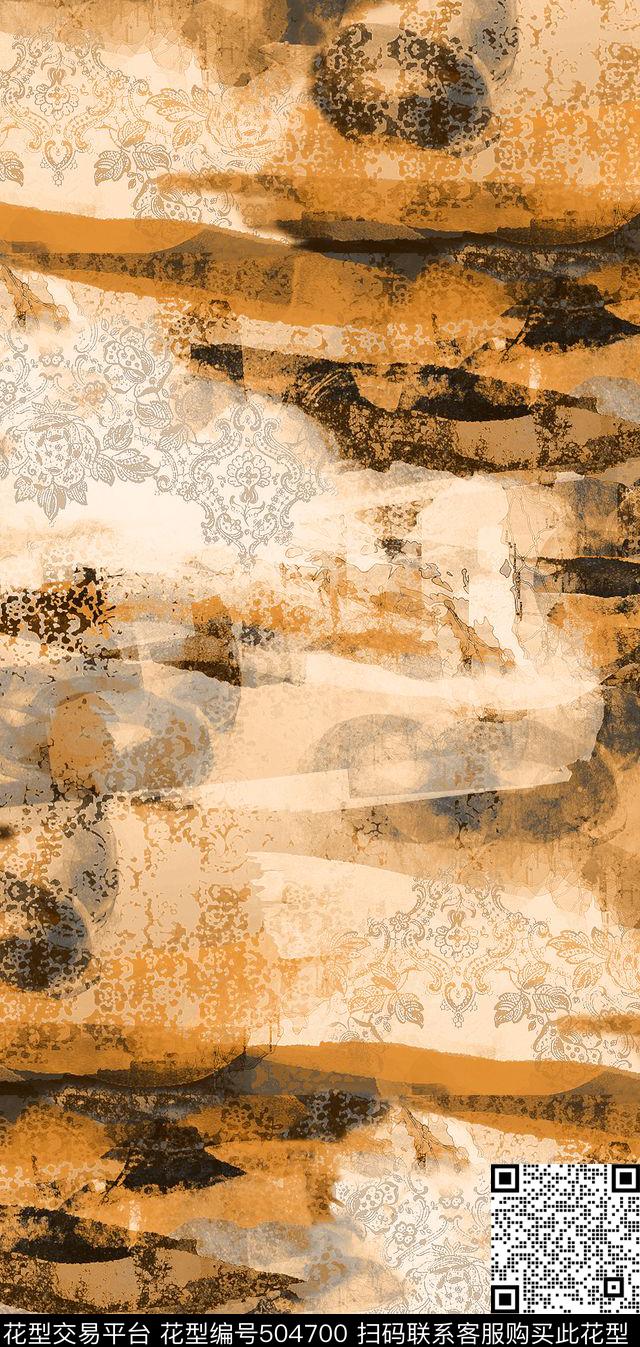 蕾丝肌理个性面料数码印花华亿平台下载（图片编号: 504700） - 瓦栏（Walan）