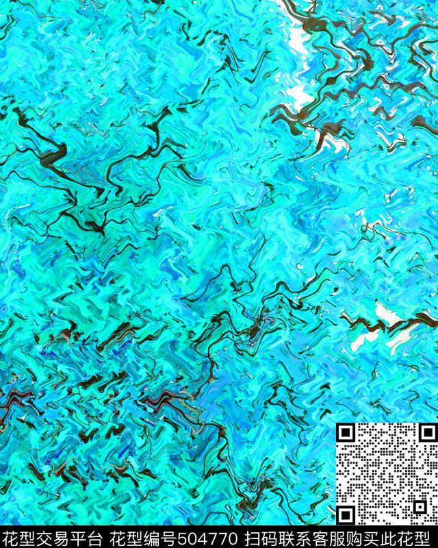 抽象风景季节数码印花华亿平台下载（图片编号: 504770） - 瓦栏（Walan）