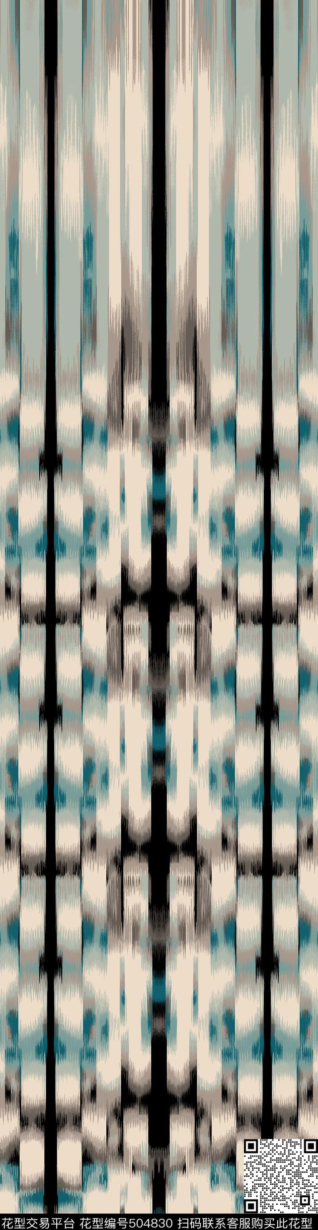 地中海波普条纹传统印花华亿平台下载（图片编号: 504830） - 瓦栏（Walan）