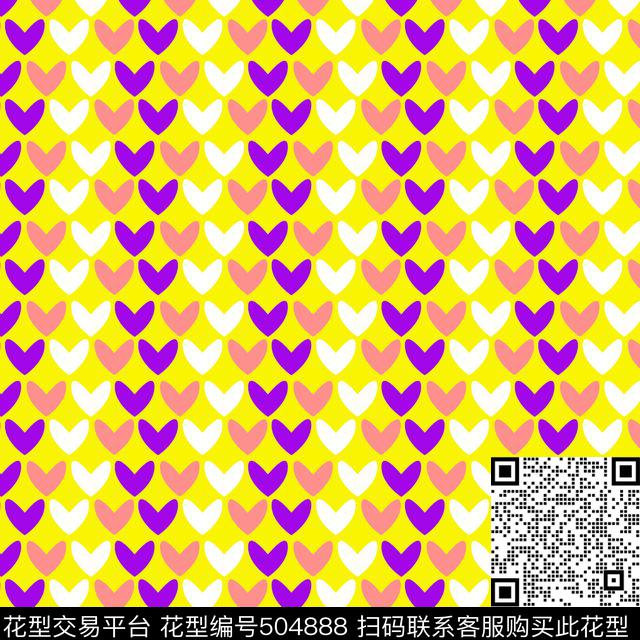 爱心抽象欧美传统印花华亿平台下载（图片编号: 504888） - 瓦栏（Walan）