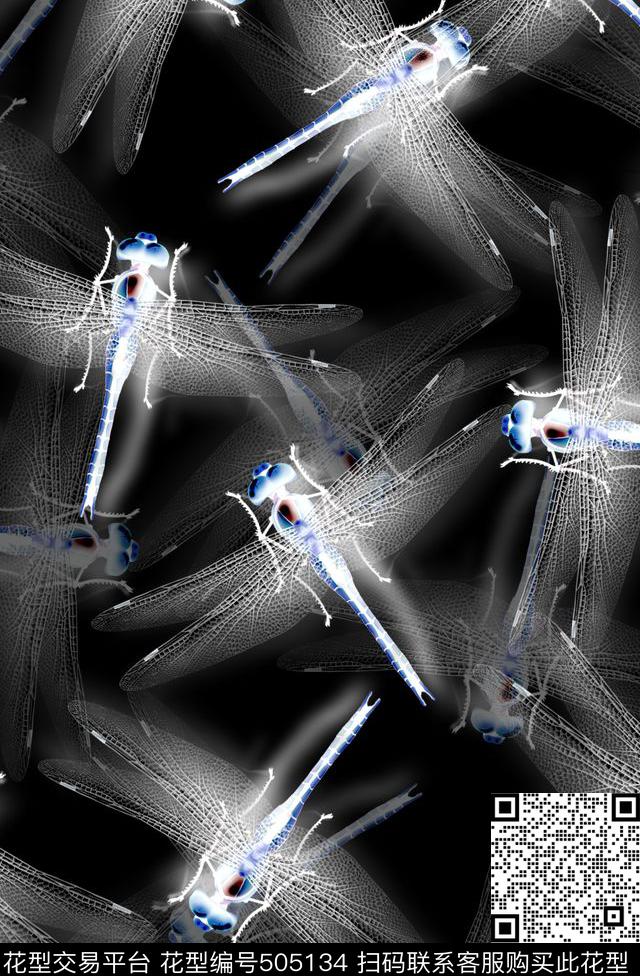 3D潮流时尚个性抽象数码印花华亿平台下载（图片编号: 505134） - 瓦栏（Walan）