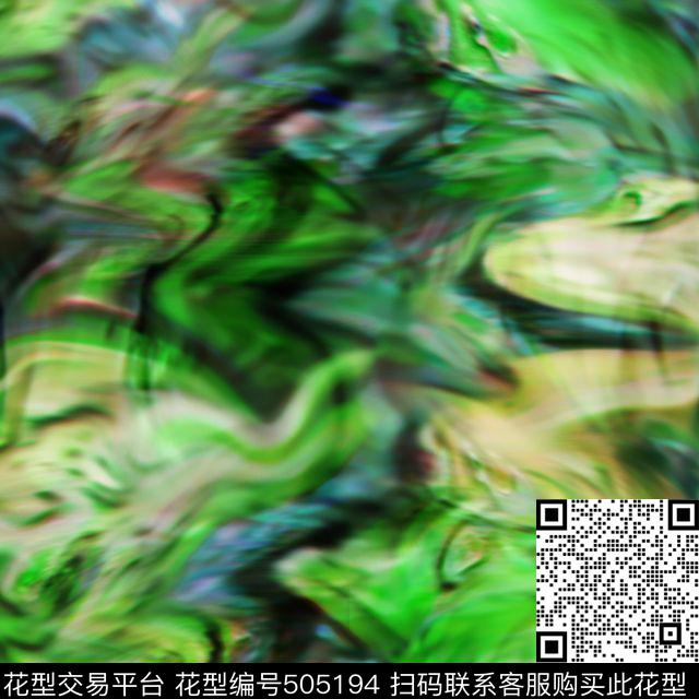 抽象画树皮肌理数码印花华亿平台下载（图片编号: 505194） - 瓦栏（Walan）