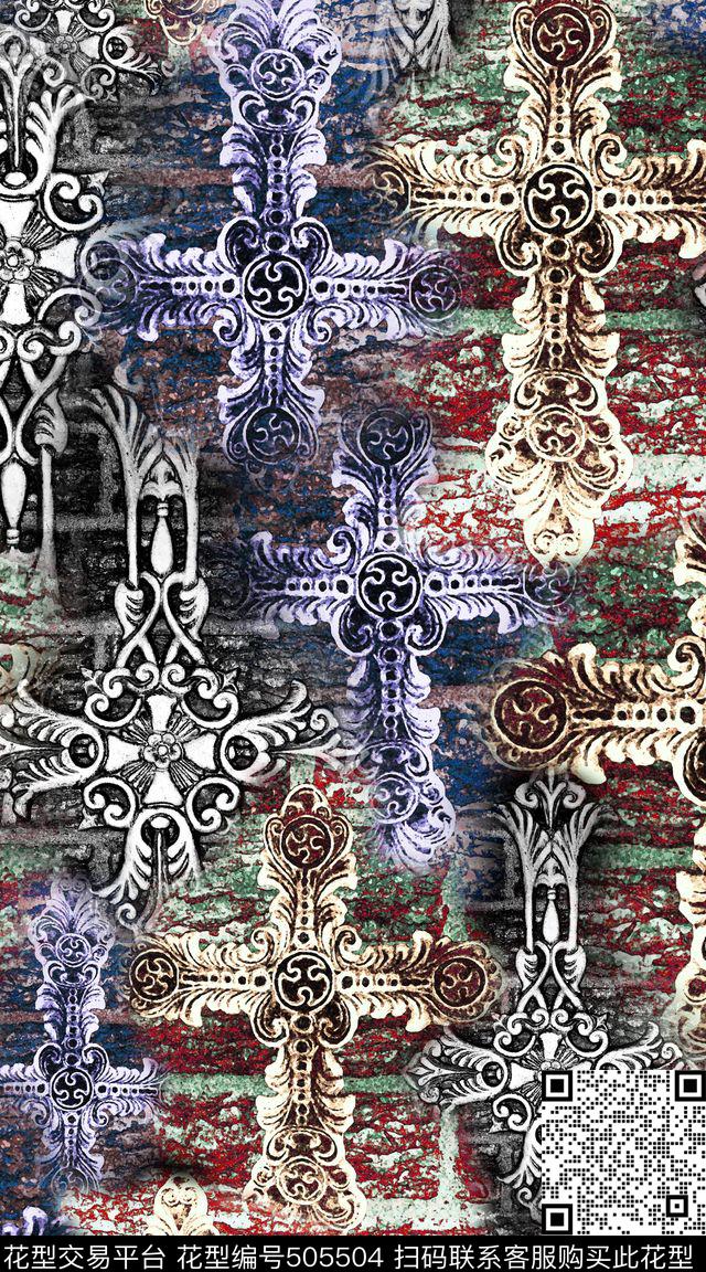 创意欧式花边数码印花华亿平台下载（图片编号: 505504） - 瓦栏（Walan）