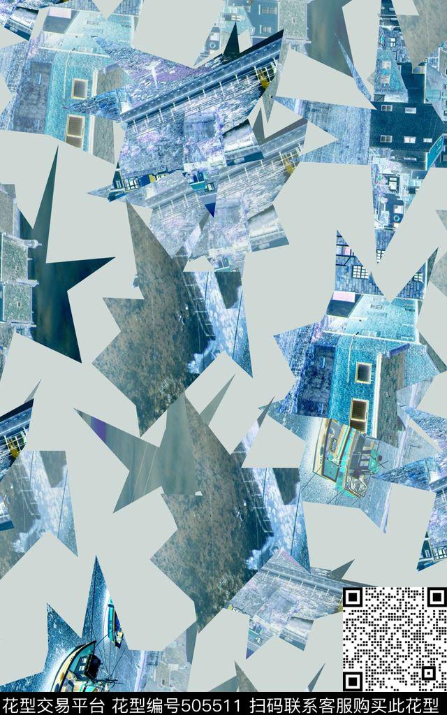 清新小星星潮流数码印花华亿平台下载（图片编号: 505511） - 瓦栏（Walan）