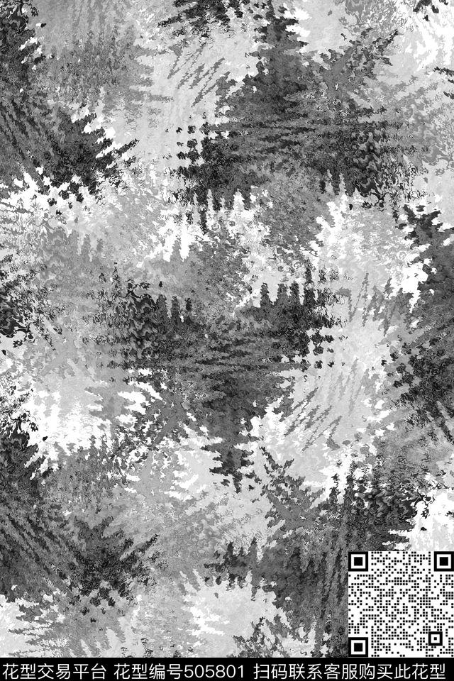 T恤衬衫抽象传统印花华亿平台下载（图片编号: 505801） - 瓦栏（Walan）