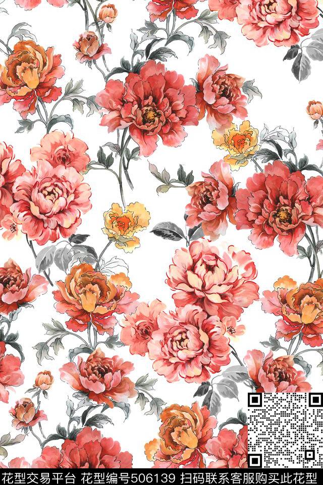 高雅时尚艺术传统印花华亿平台下载（图片编号: 506139） - 瓦栏（Walan）