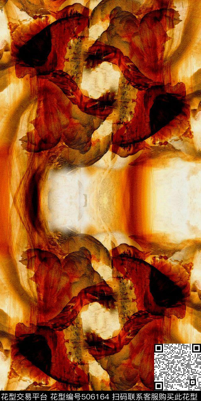 零点--泳装随性时尚数码印花华亿平台下载（图片编号: 506164） - 瓦栏（Walan）