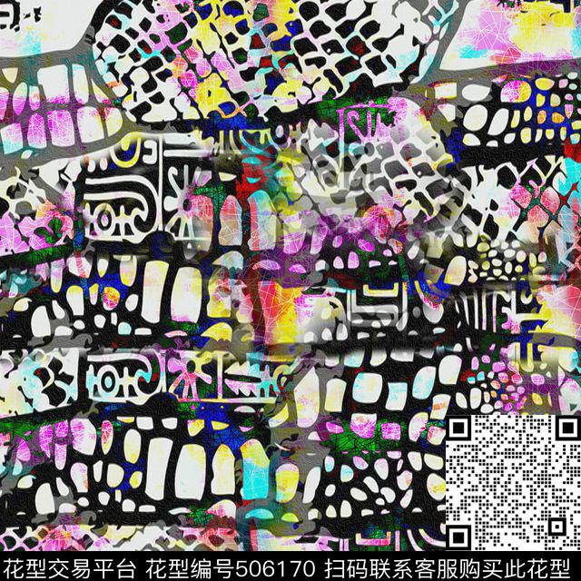 零点--泳装潮流时尚数码印花华亿平台下载（图片编号: 506170） - 瓦栏（Walan）