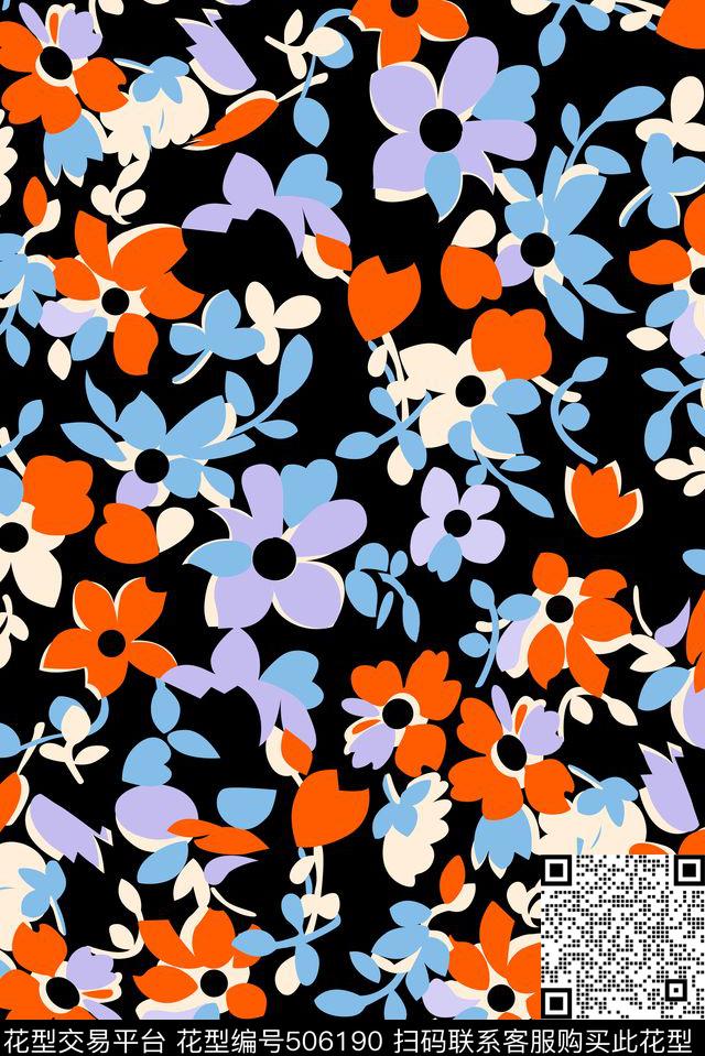 时尚纯真唯美传统印花华亿平台下载（图片编号: 506190） - 瓦栏（Walan）