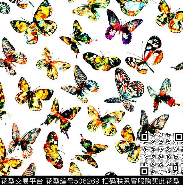 欧美时尚潮流数码印花华亿平台下载（图片编号: 506269） - 瓦栏（Walan）