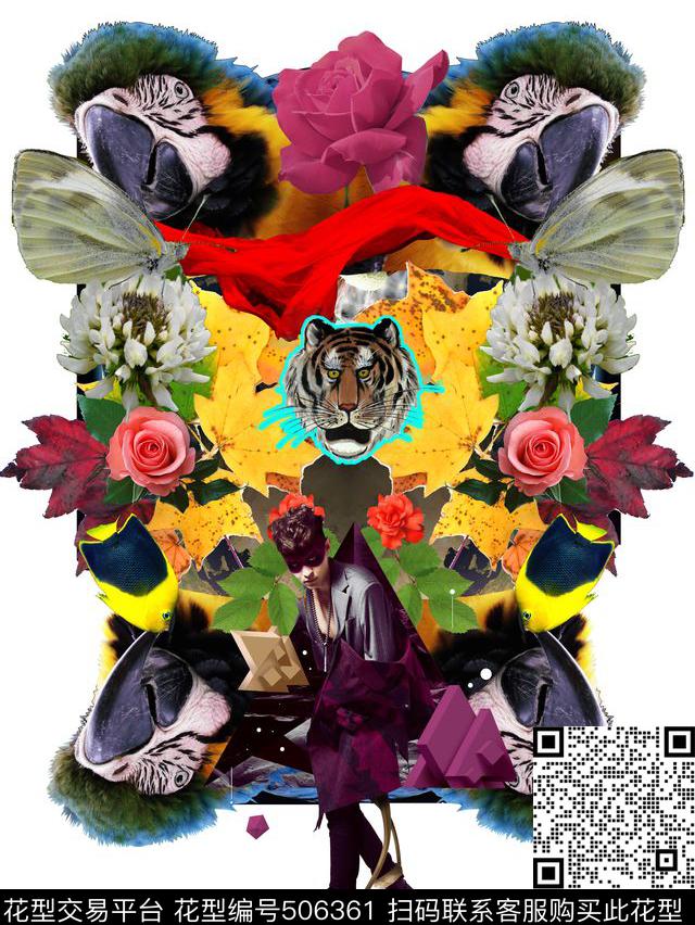 地球复古男装华亿平台数码印花华亿平台下载（图片编号: 506361） - 瓦栏（Walan）