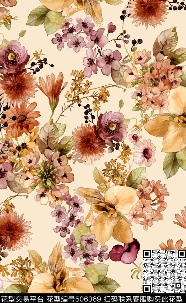 窗帘布华亿平台服装设计复古建筑风数码印花华亿平台下载（图片编号: 506369） - 瓦栏（Walan）