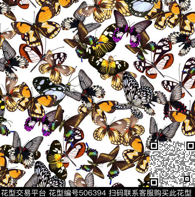 欧美时尚潮流数码印花华亿平台下载（图片编号: 506394） - 瓦栏（Walan）