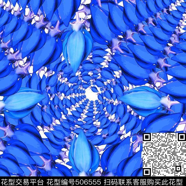 欧普艺术纯净色彩趣味数码印花华亿平台下载（图片编号: 506555） - 瓦栏（Walan）