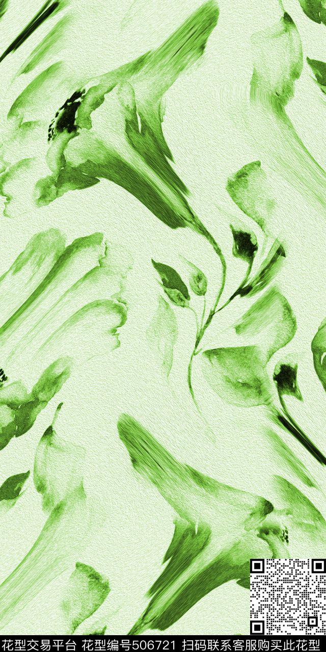 潮流时尚抽象数码印花华亿平台下载（图片编号: 506721） - 瓦栏（Walan）