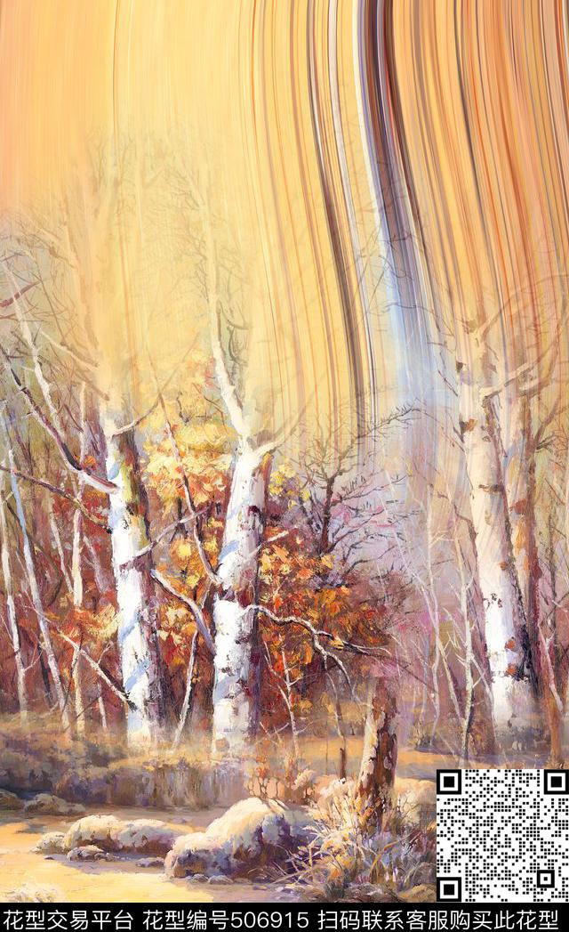 插画定位潮流时尚旗袍印花数码印花华亿平台下载（图片编号: 506915） - 瓦栏（Walan）