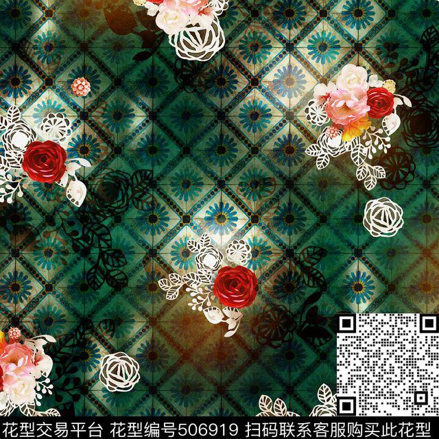 花花卉数码数码印花华亿平台下载（图片编号: 506919） - 瓦栏（Walan）