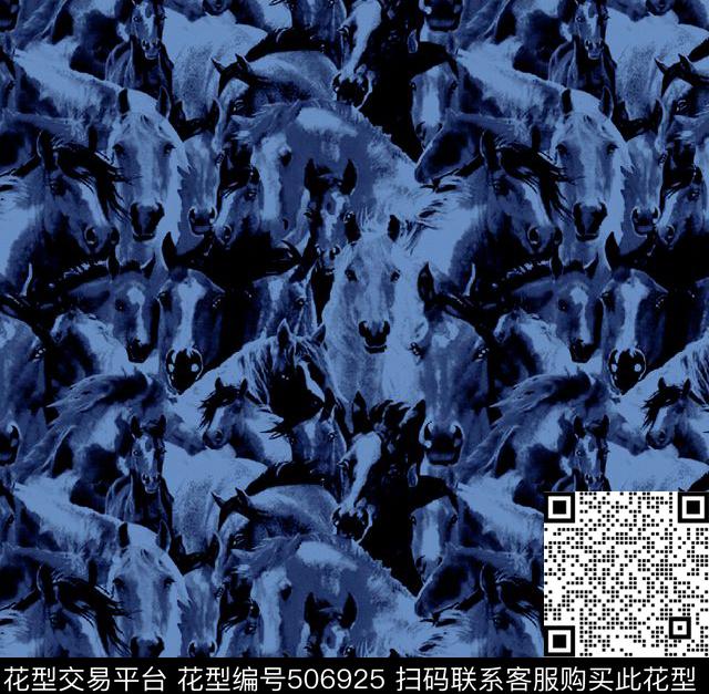 复古马衬衫数码印花华亿平台下载（图片编号: 506925） - 瓦栏（Walan）