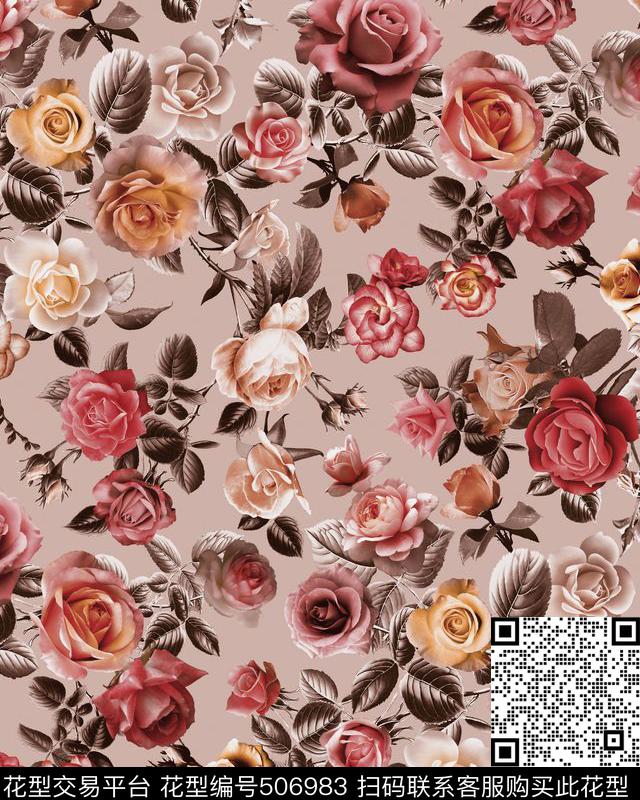 textiledesignprinting数码印花华亿平台下载（图片编号: 506983） - 瓦栏（Walan）
