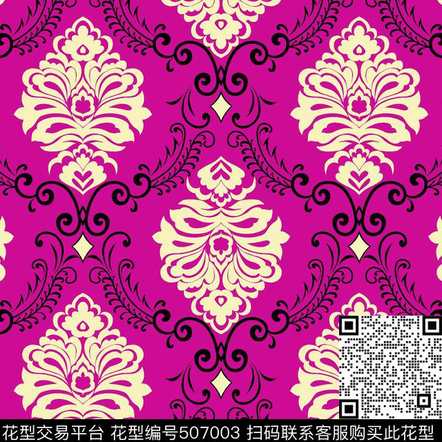 textiledesignprinting传统印花华亿平台下载（图片编号: 507003） - 瓦栏（Walan）