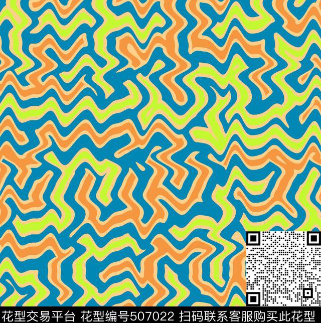 几何迷宫迷宫图迷宫花传统印花华亿平台下载（图片编号: 507022） - 瓦栏（Walan）