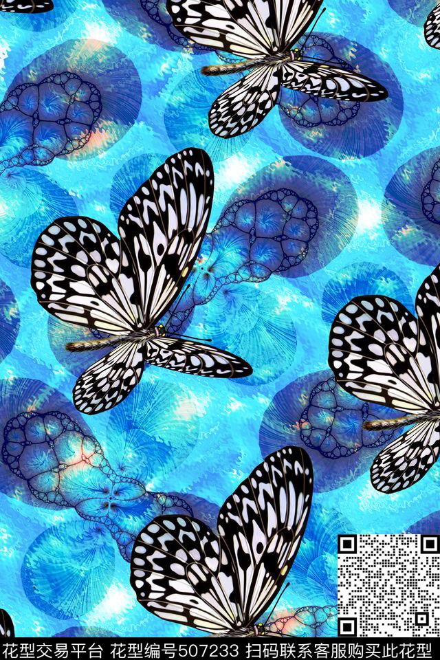 创意服装面料大牌衬衫数码印花华亿平台下载（图片编号: 507233） - 瓦栏（Walan）