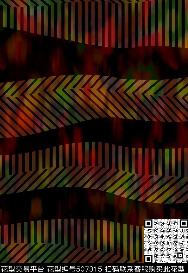 时尚潮流条纹几何抽象彩色背景底纹数码印花华亿平台下载（图片编号: 507315） - 瓦栏（Walan）