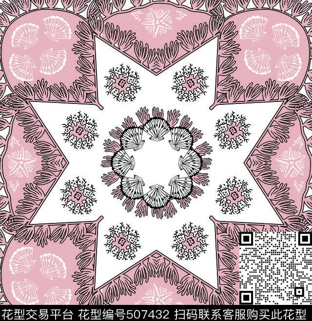 潮流欧美时尚传统印花华亿平台下载（图片编号: 507432） - 瓦栏（Walan）