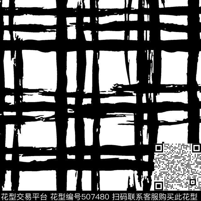 单色黑白条纹传统印花华亿平台下载（图片编号: 507480） - 瓦栏（Walan）