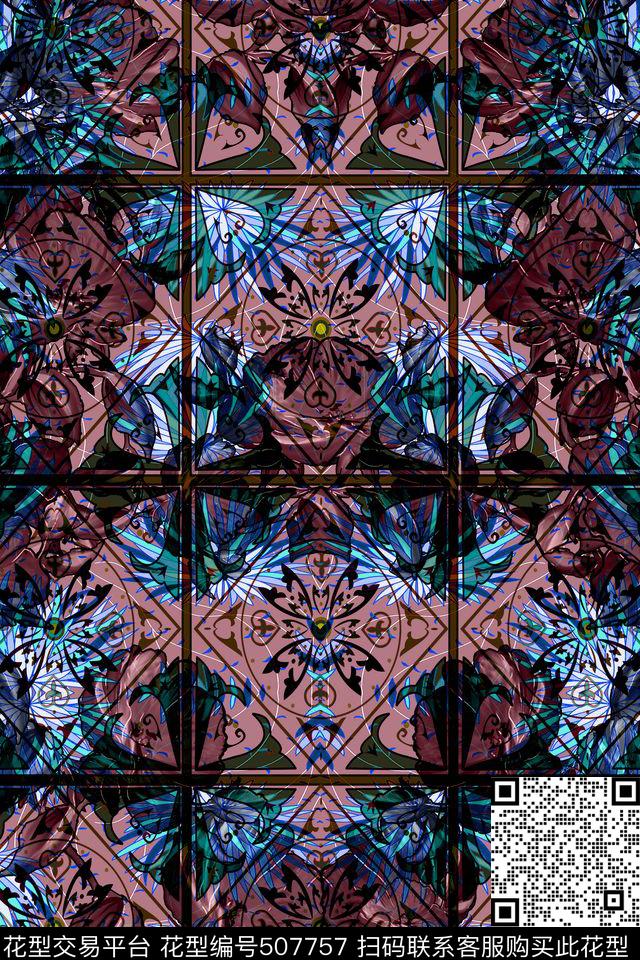 复古休闲怀旧家纺民族风复古数码印花华亿平台下载（图片编号: 507757） - 瓦栏（Walan）