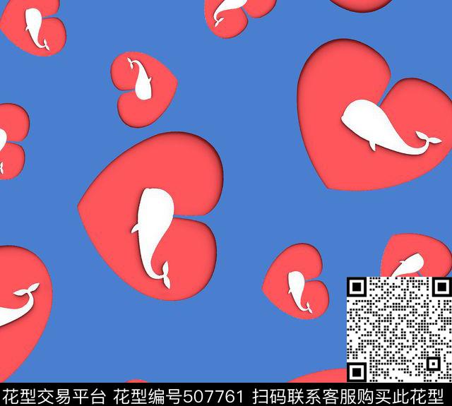 爱心动物几何传统印花华亿平台下载（图片编号: 507761） - 瓦栏（Walan）