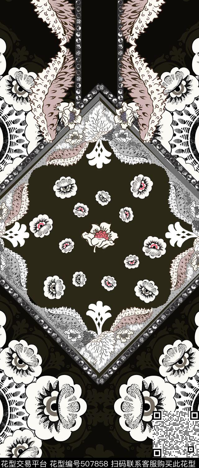 潮流时尚定位大牌复古流行传统印花华亿平台下载（图片编号: 507858） - 瓦栏（Walan）