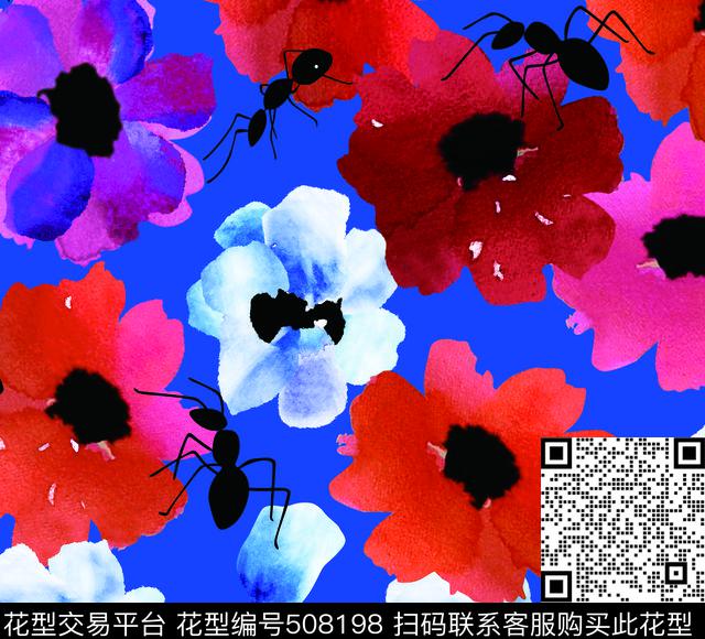 古典国画中国风数码印花华亿平台下载（图片编号: 508198） - 瓦栏（Walan）