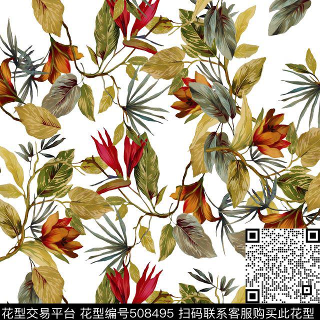 潮流复古男装华亿平台数码印花华亿平台下载（图片编号: 508495） - 瓦栏（Walan）