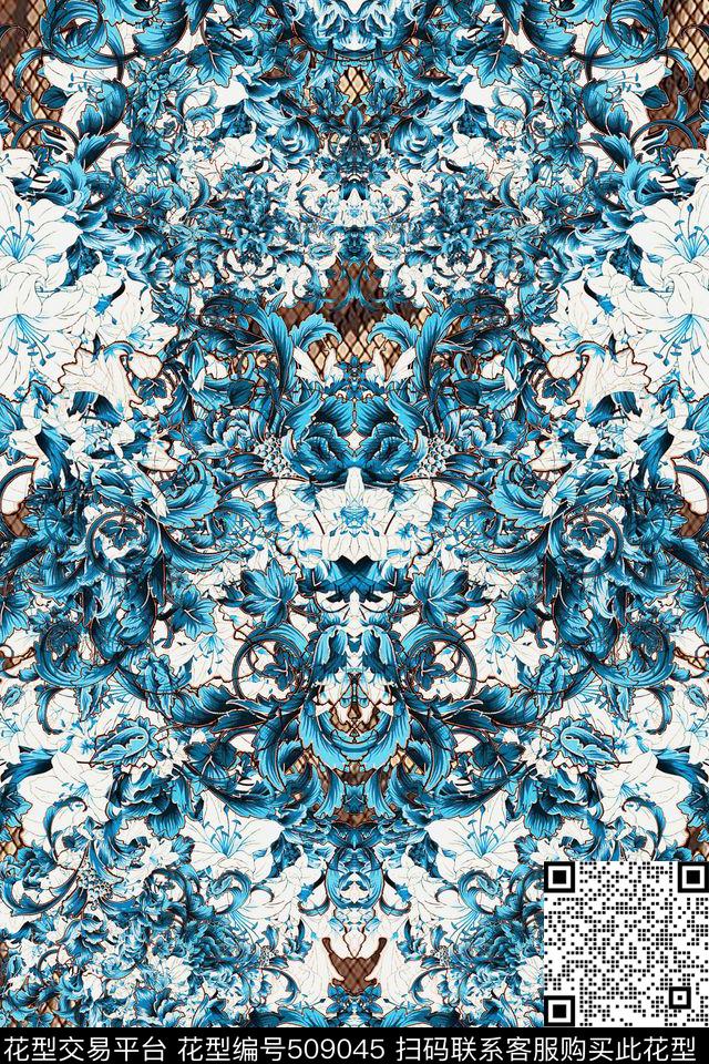 男装定位花卫衣华亿平台家纺数码印花华亿平台下载（图片编号: 509045） - 瓦栏（Walan）