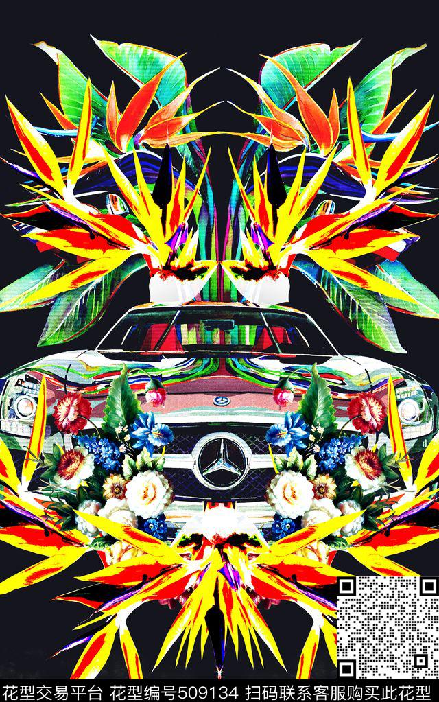 潮流创意定位数码印花华亿平台下载（图片编号: 509134） - 瓦栏（Walan）