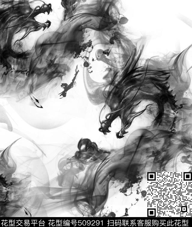 MAX-中国风民族风流行时尚数码印花华亿平台下载（图片编号: 509291） - 瓦栏（Walan）