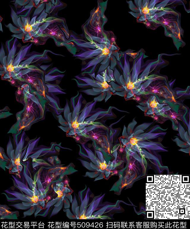 潮流衬衫华亿平台电子数码印花华亿平台下载（图片编号: 509426） - 瓦栏（Walan）