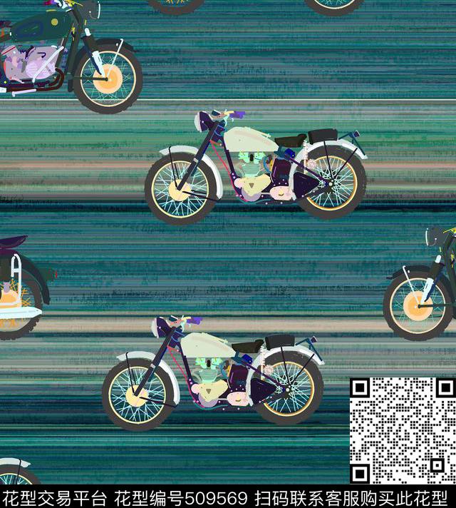 摩托车汽车小汽车数码印花华亿平台下载（图片编号: 509569） - 瓦栏（Walan）