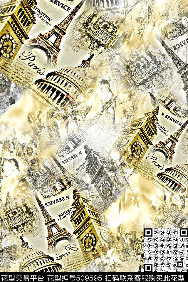 建筑著名建筑数码数码印花华亿平台下载（图片编号: 509595） - 瓦栏（Walan）