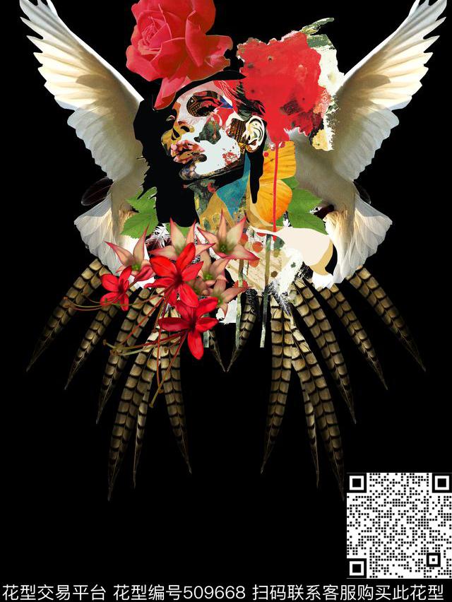 T血夹克套头衫数码印花华亿平台下载（图片编号: 509668） - 瓦栏（Walan）