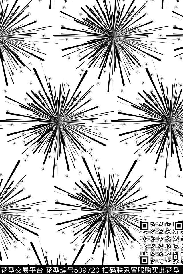 几何烟火油画华亿平台传统印花华亿平台下载（图片编号: 509720） - 瓦栏（Walan）