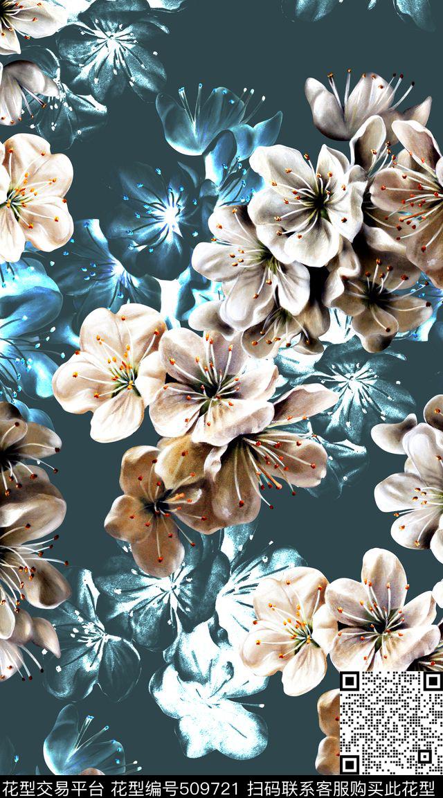 创意满版简约数码印花华亿平台下载（图片编号: 509721） - 瓦栏（Walan）