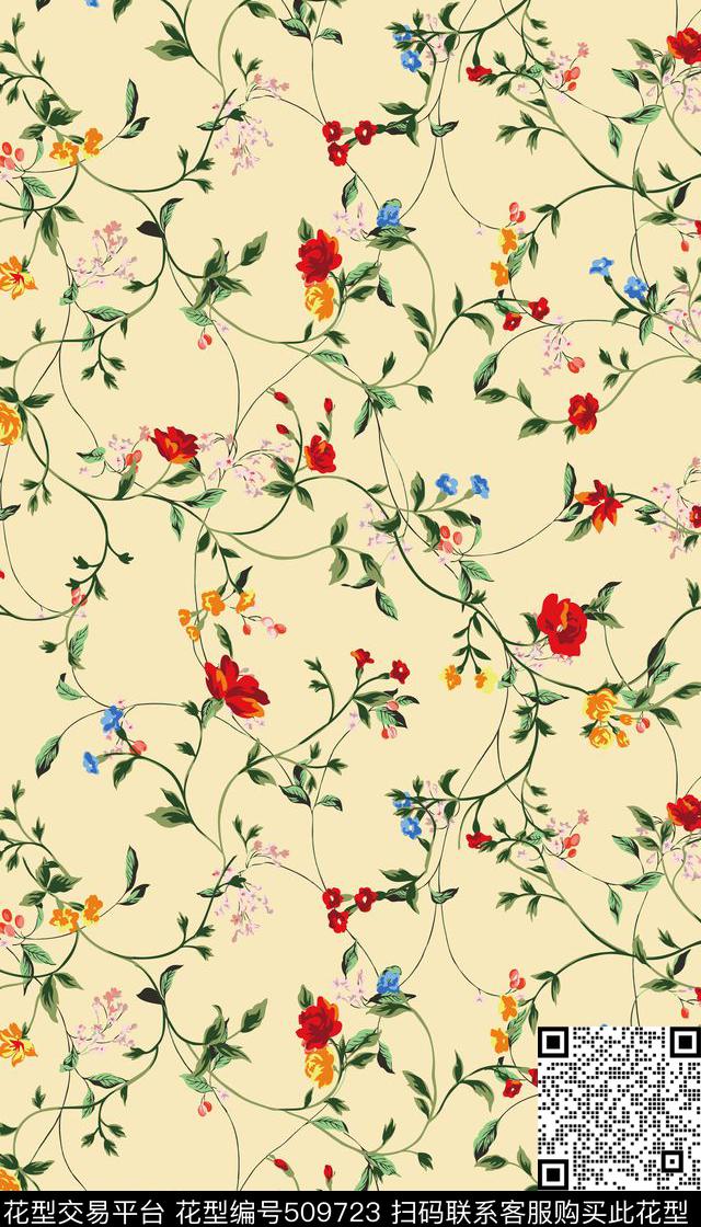 面料窗帘布面料沙发布欧美流行时尚潮流传统印花华亿平台下载（图片编号: 509723） - 瓦栏（Walan）