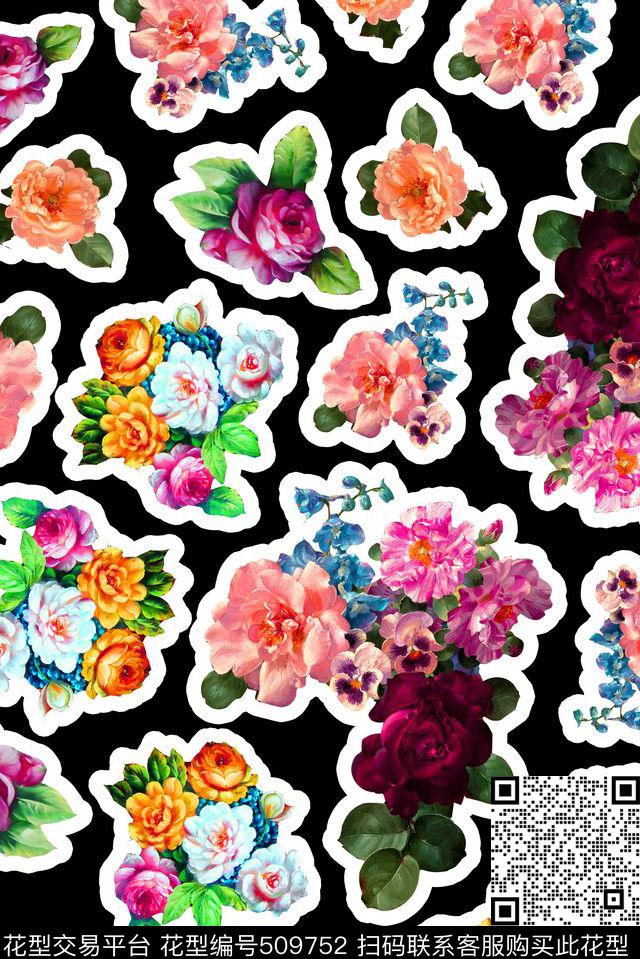 时尚原创大牌数码印花华亿平台下载（图片编号: 509752） - 瓦栏（Walan）