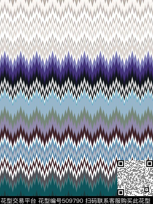 定位几何曲线传统印花华亿平台下载（图片编号: 509790） - 瓦栏（Walan）