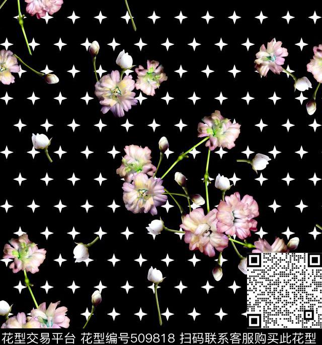 T恤波点衬衫数码印花华亿平台下载（图片编号: 509818） - 瓦栏（Walan）