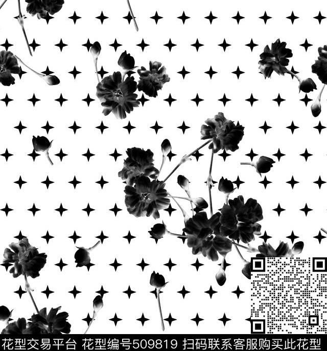 T恤波点衬衫数码印花华亿平台下载（图片编号: 509819） - 瓦栏（Walan）