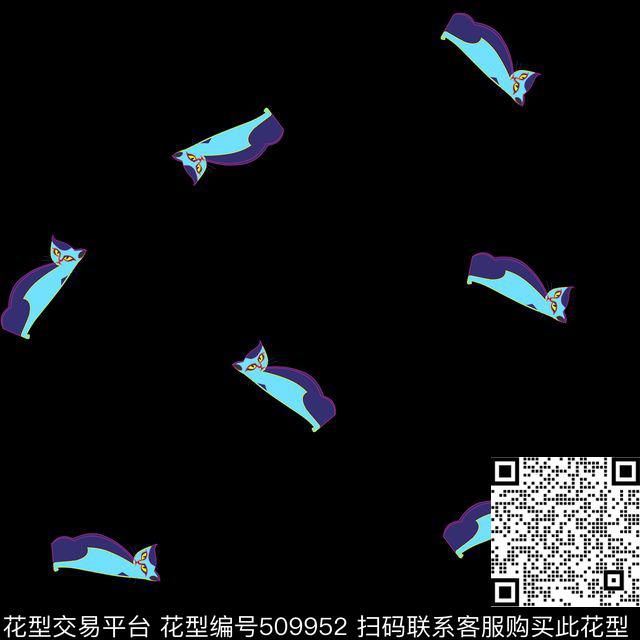 传统印花卡通小猫球卡通传统印花华亿平台下载（图片编号: 509952） - 瓦栏（Walan）